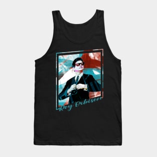 Roy Orbison-Abstract Expressionist Potrait Tank Top